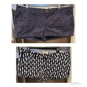 Bundle of two pair of women’s juniors Shorts size 17